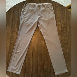 Adidas 3 Stripe Gray 3 Golf Pants - size 35x34 - LIKE NEW!